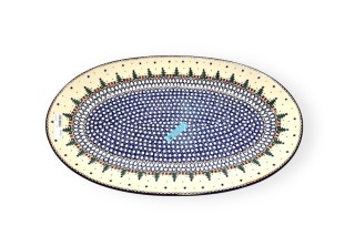 200 Bunzlau ovale Serveerschaal 340X Serveerschalen